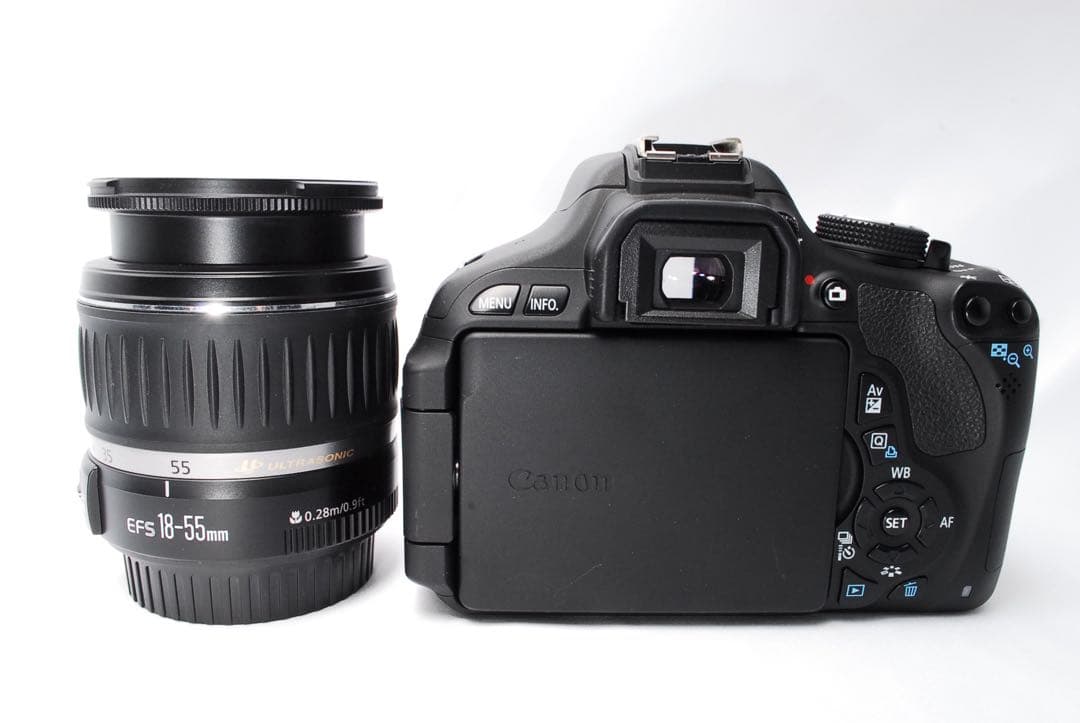 Canon kiss X5 一眼レフ☆望遠付きWレンズ☆付属品付きすぐ使える☆