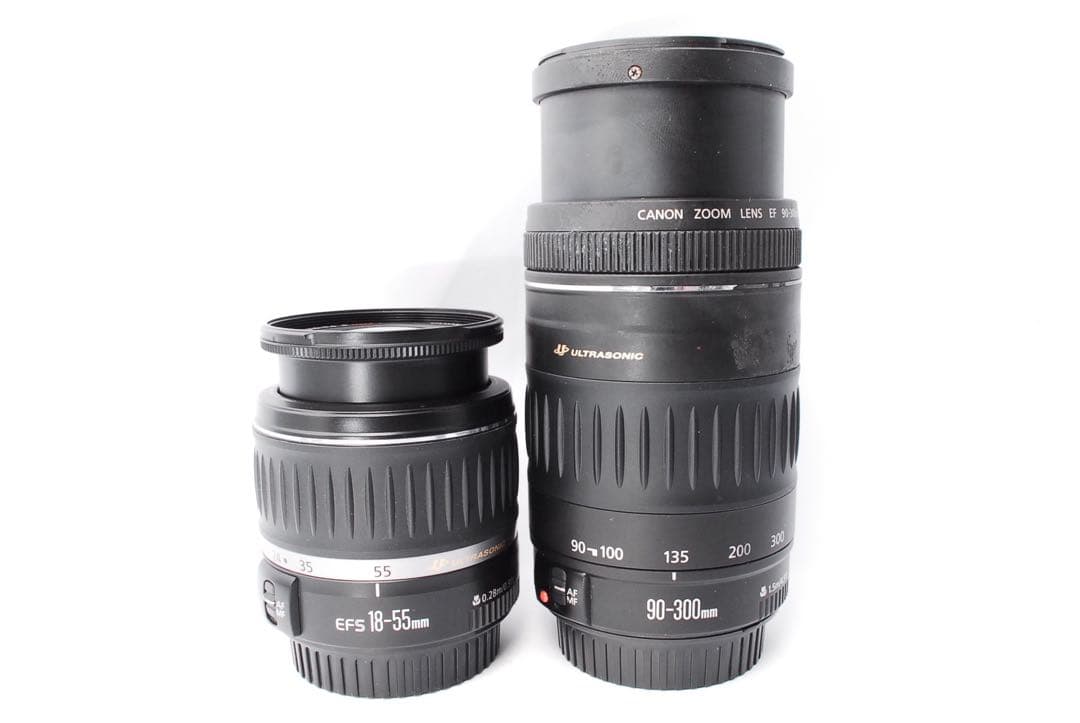 Canon kiss X5 一眼レフ☆望遠付きWレンズ☆付属品付きすぐ使える☆