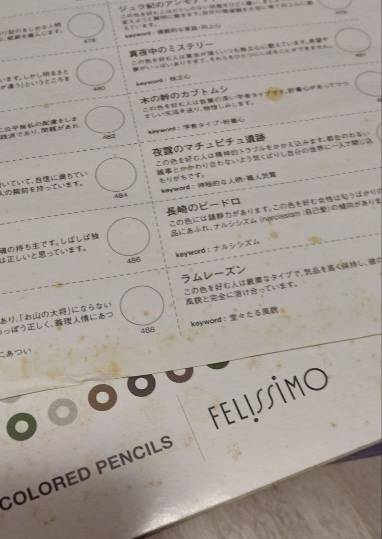 500色の色鉛筆　フェリシモ
