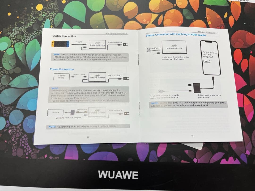 モバイルモニター 16インチ ノートパソコン用 内蔵スタンド付き
