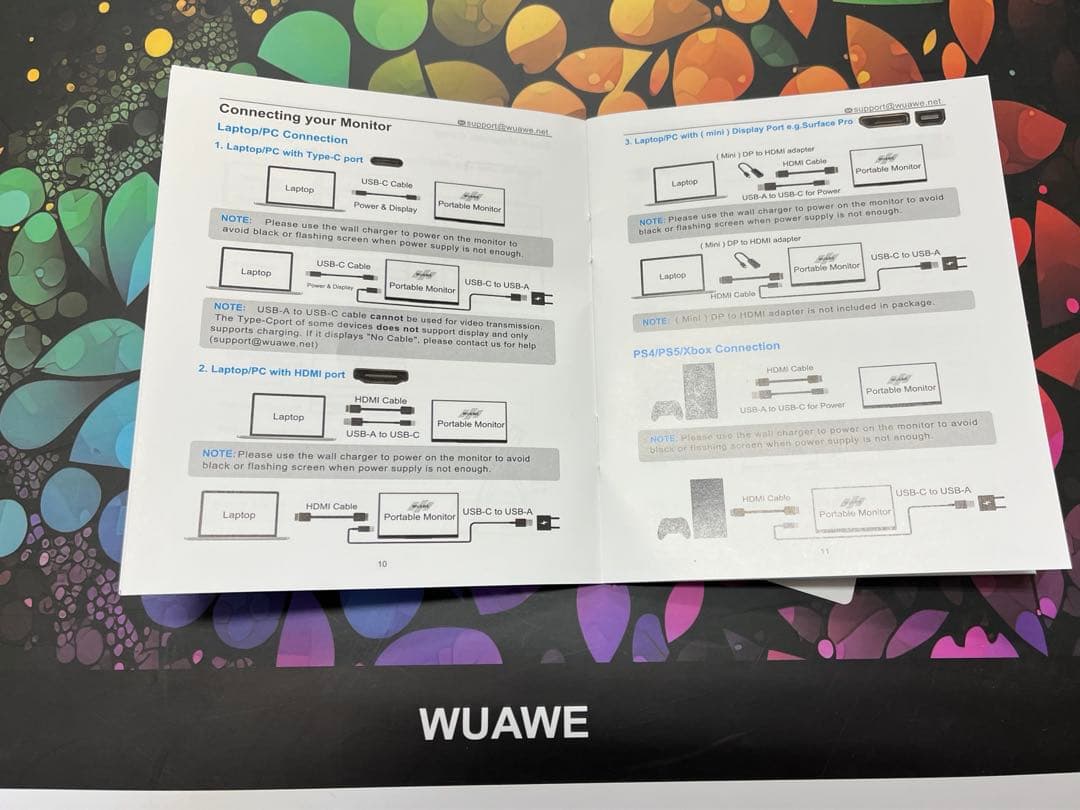 モバイルモニター 16インチ ノートパソコン用 内蔵スタンド付き