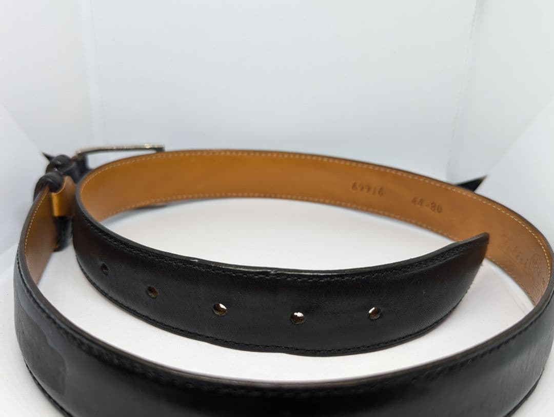 【美品】Felisi フェリージ　黒　レザー　メンズベルト