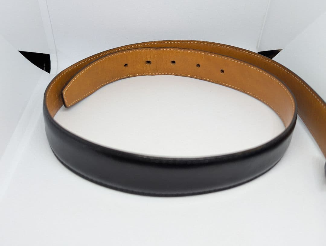 【美品】Felisi フェリージ　黒　レザー　メンズベルト