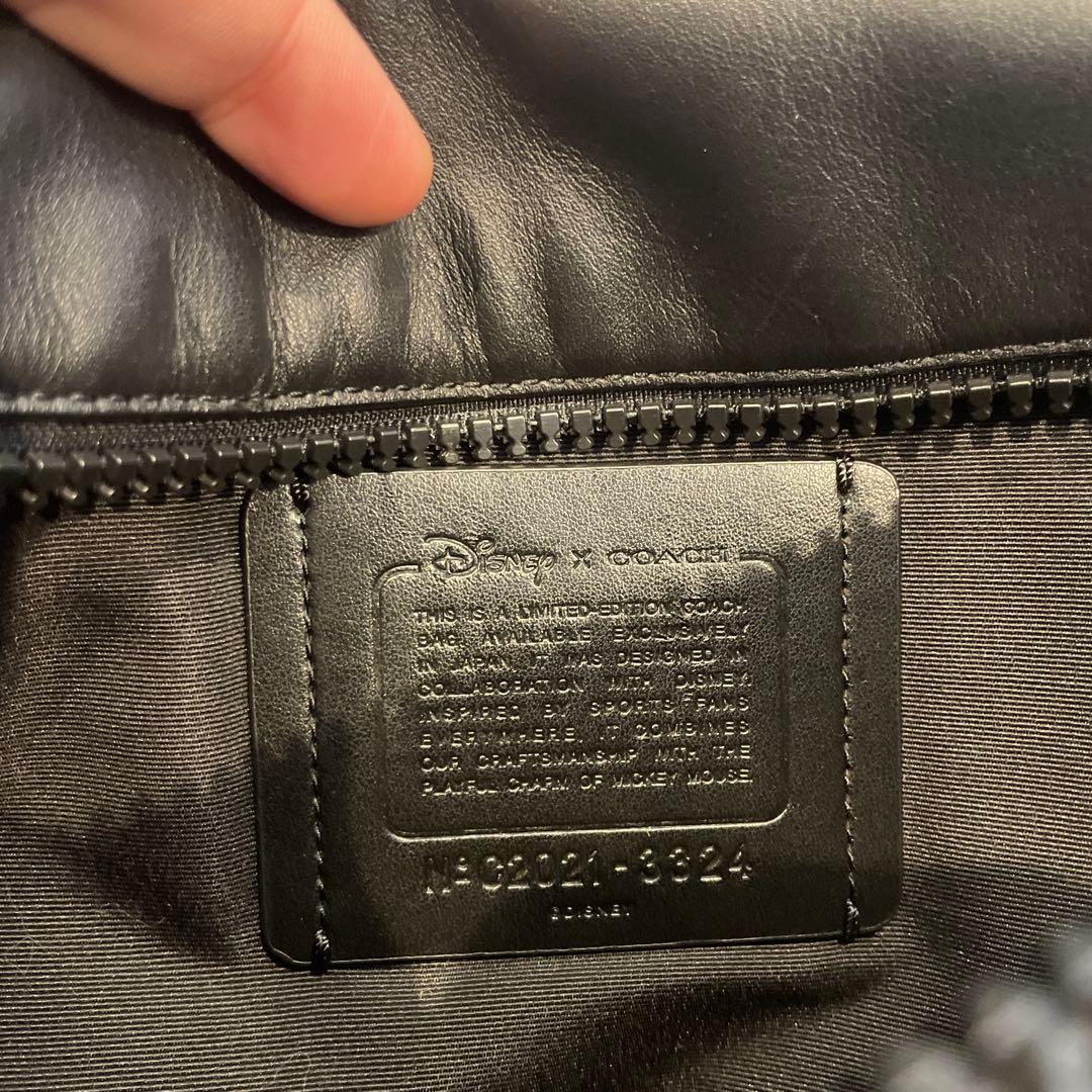 【日本限定】COACHミッキー ディズニー ボディバッグ カバン
