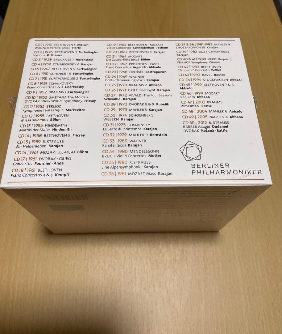 ベルリン・フィル＆ドイツ・グラモフォン１００周年ＢＯＸ(50枚box)