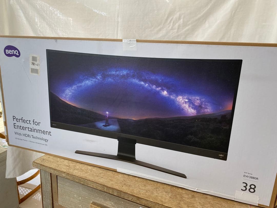 BenQ EW3880R 37.5インチ 湾曲ウルトラワイドモニター