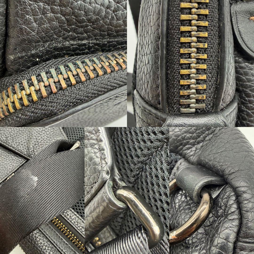 COACH コーチ ボディバッグ ゴッサムパック レザー クロスボディ ブラック