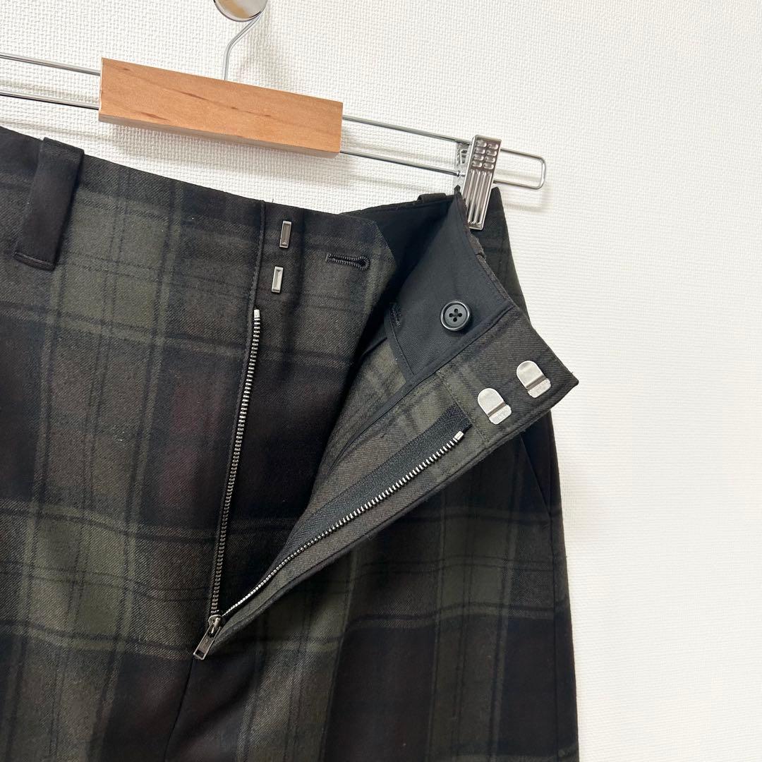 2024AW✨マーガレットハウエル　フォックスブラザーズ　チェック柄スカート