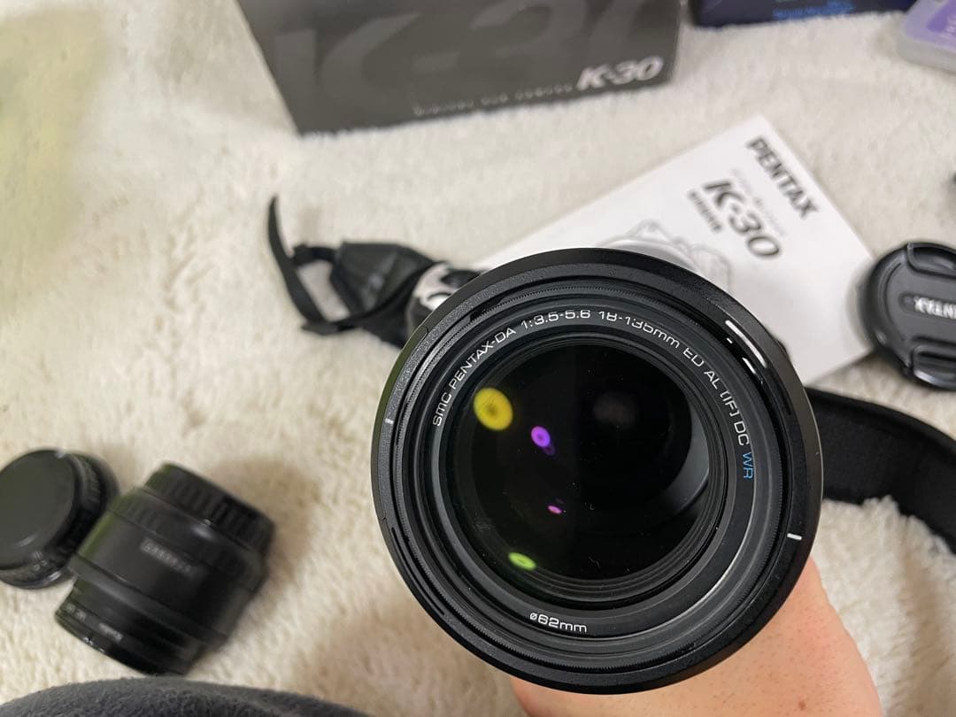 【希少】O-GPS1 ＋ レンズ2本 ＋ ペンタックスK-30本体（ジャンク）