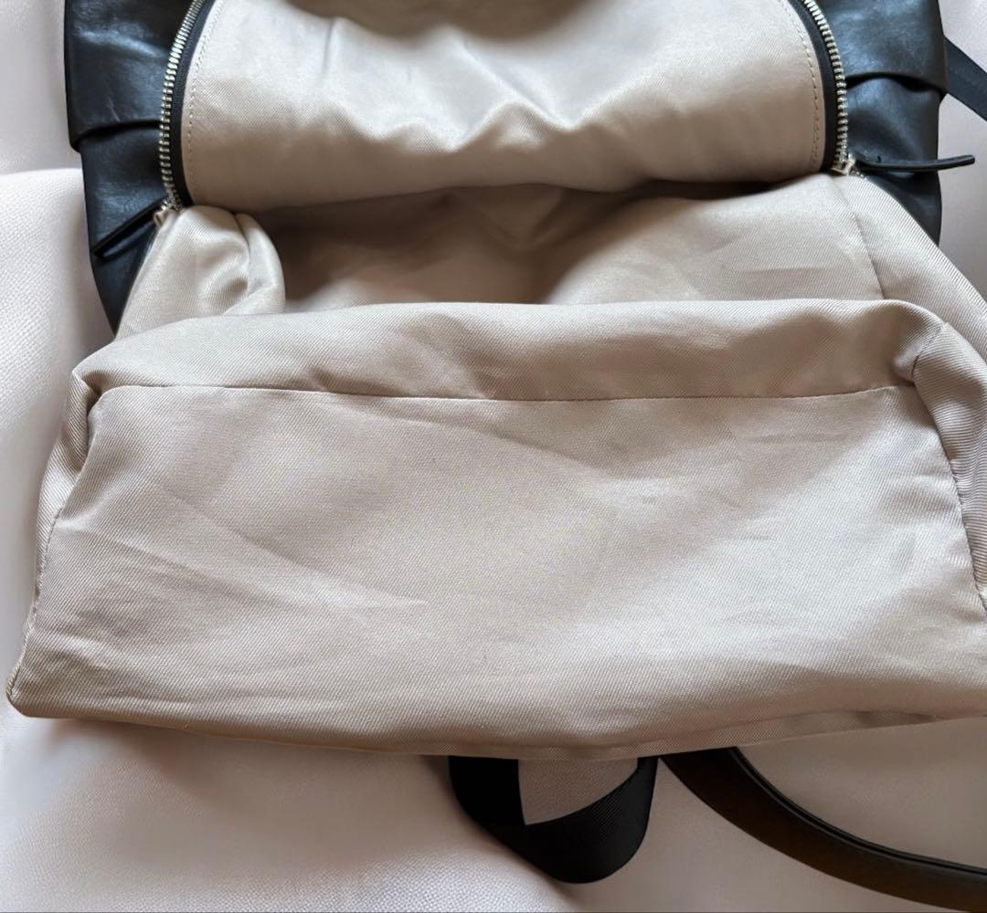 GALLARDAGALANTE ガリャルダガランテ レザーリュック 黒　A4可