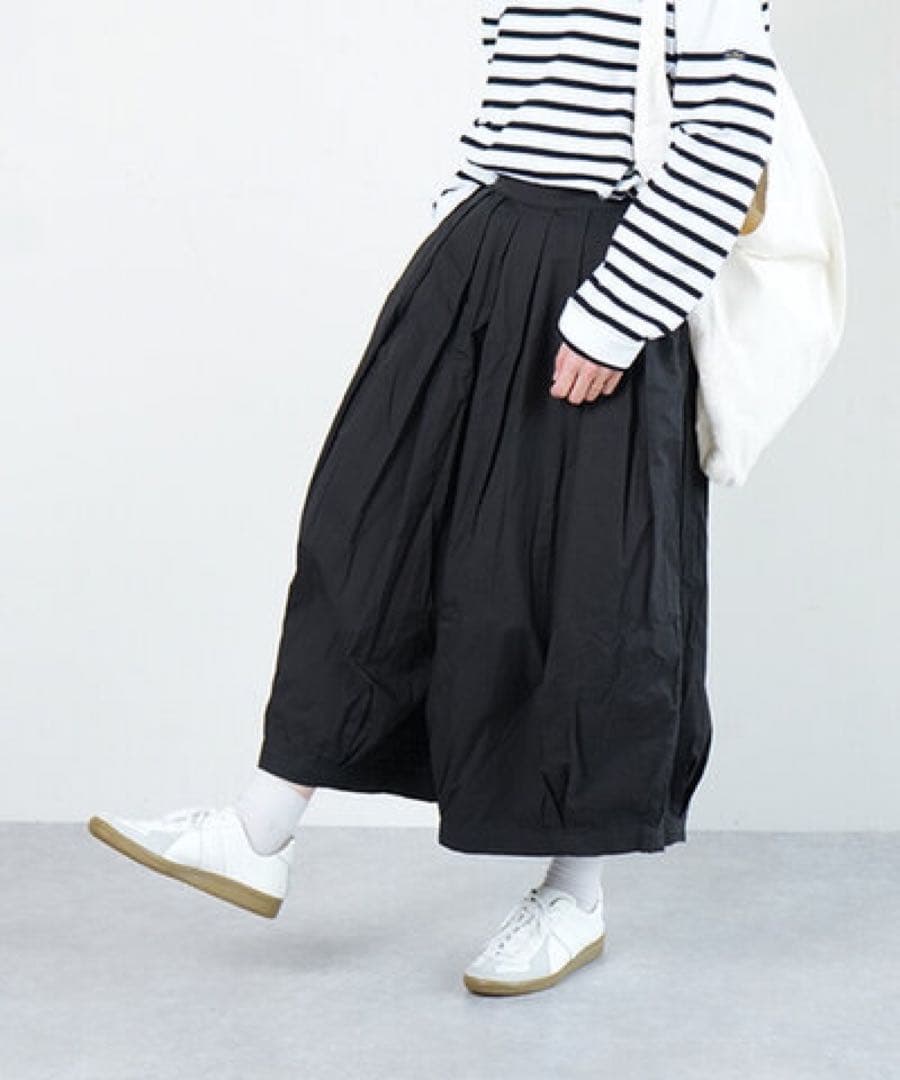 HARVESTY ハーベスティ 40コーマ糸ツイルサーカスキュロットパンツ