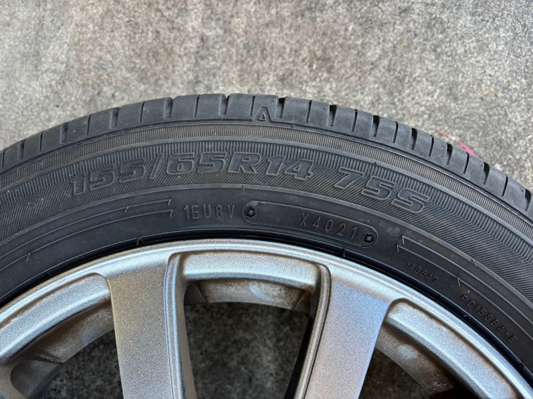 てーボラン 155/65R14 夏タイヤ2本