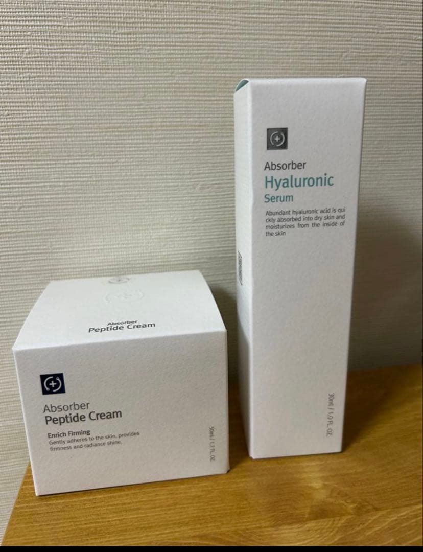 韓国大人気なルネセルペプチドクリームとヒアルロニンクセラム2点セット