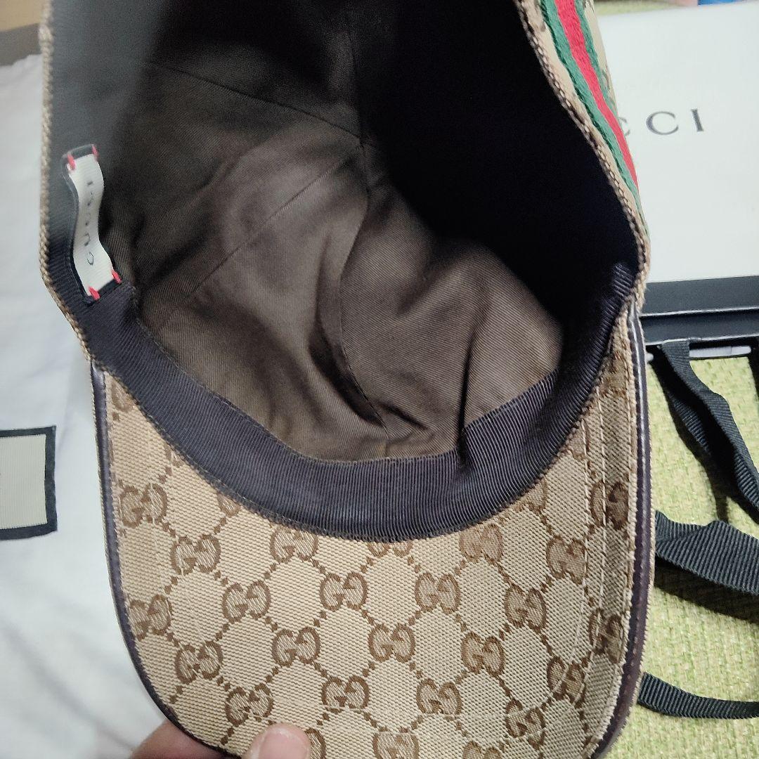 週末SALE！正規品ほぼ未使用！GUCCI GGキャップ付属品、保存袋