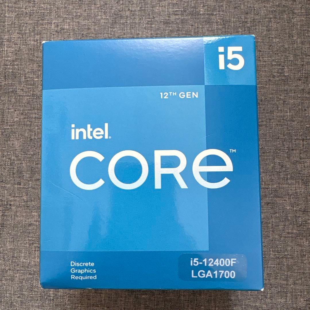 CPU Intel Core i5-12400F 12th Gen CPU