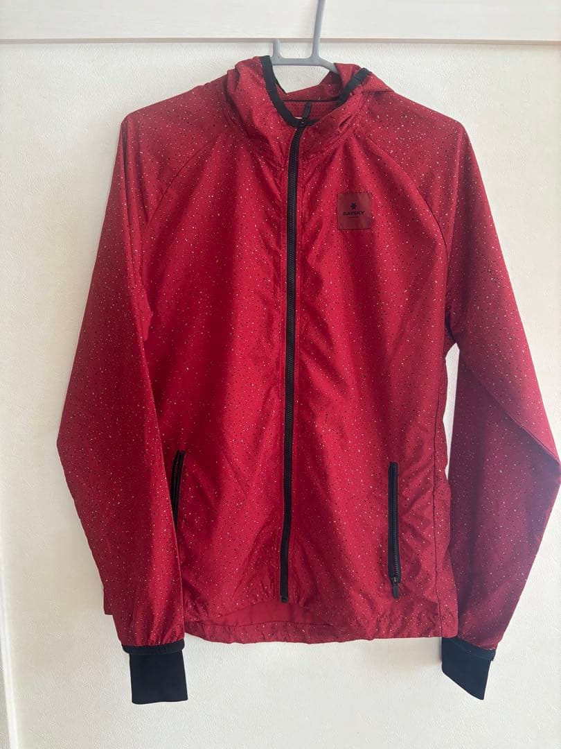 【SAYSKY】 赤 ウィンドブレーカー