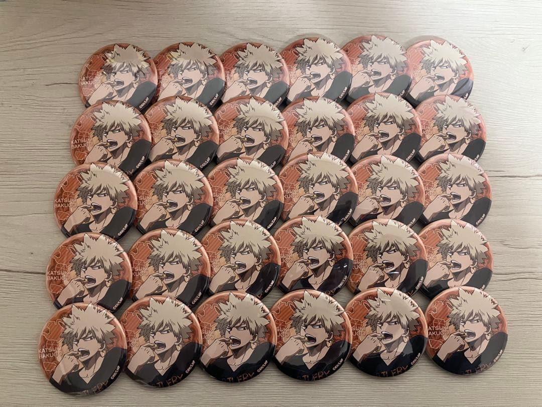 僕のヒーローアカデミア 爆豪勝己 バッジ 30個 yuri