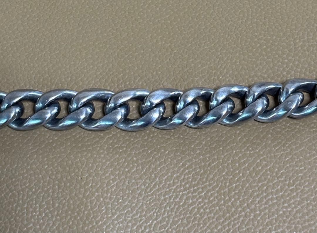 SILVER925ブレスレット925 刻印あり 重量132g 美品 極太