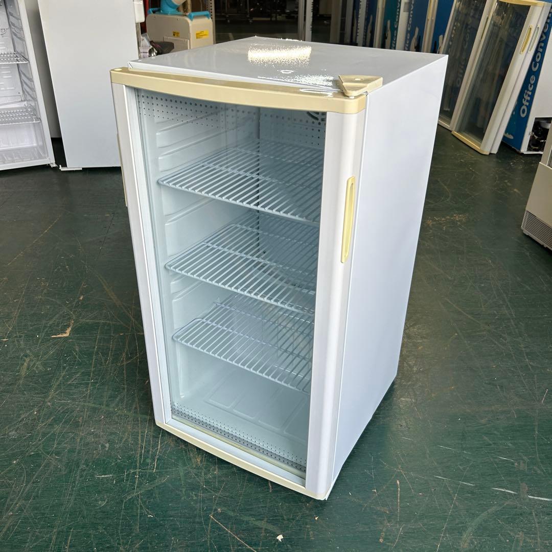 149業務用 冷蔵ショーケース オフィスコンビニ XW-105 左右開き 小型