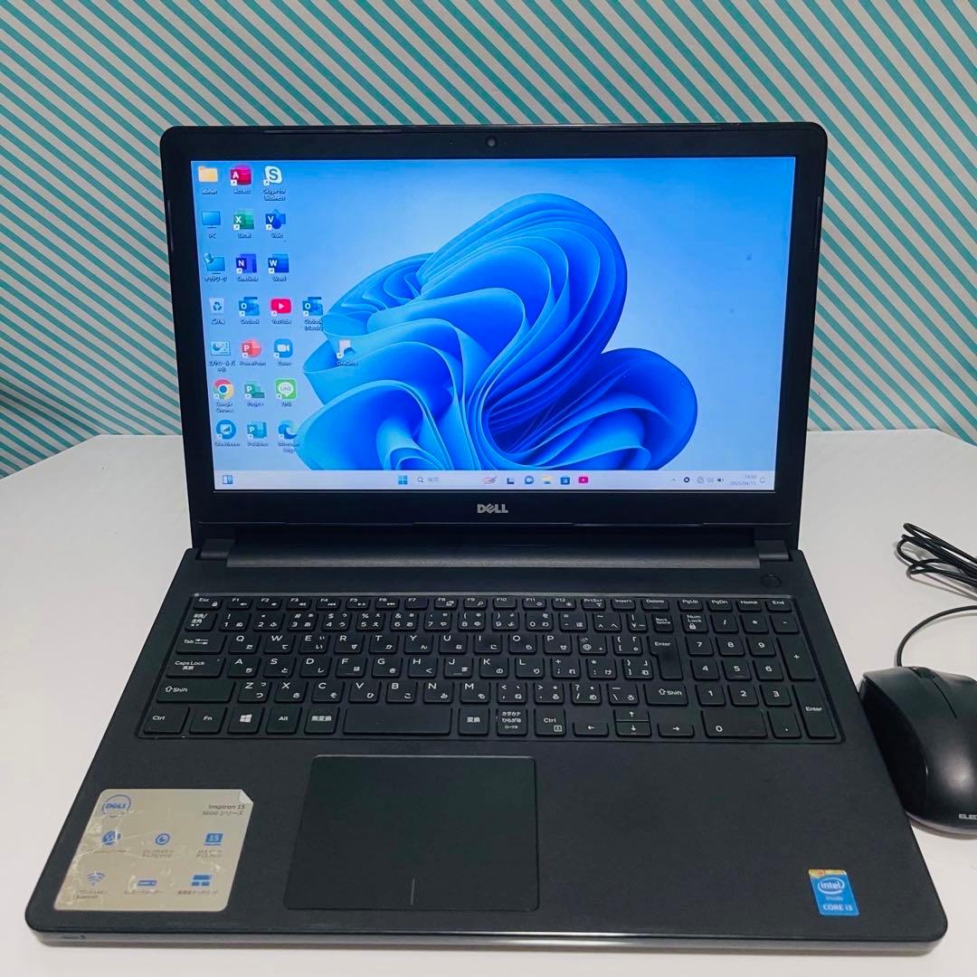 T290 DellノートパソコンWEBカメラSSDサクサク動くWindows11