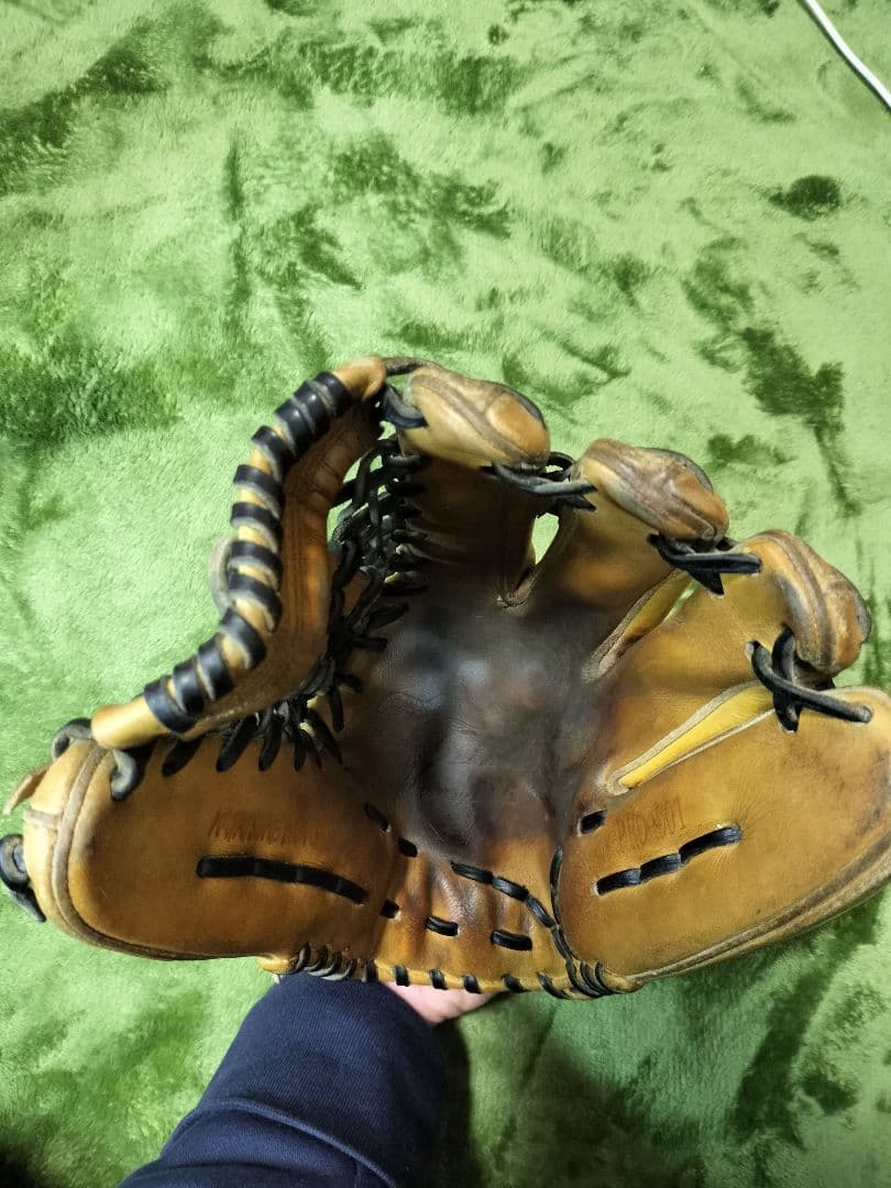 【キング】BBA 硬式用 外野手用グローブ 小型 小指2本入れ 軟式可