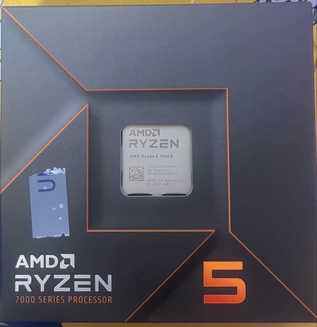 AMD Ryzen 5 7600X 7000シリーズ CPU