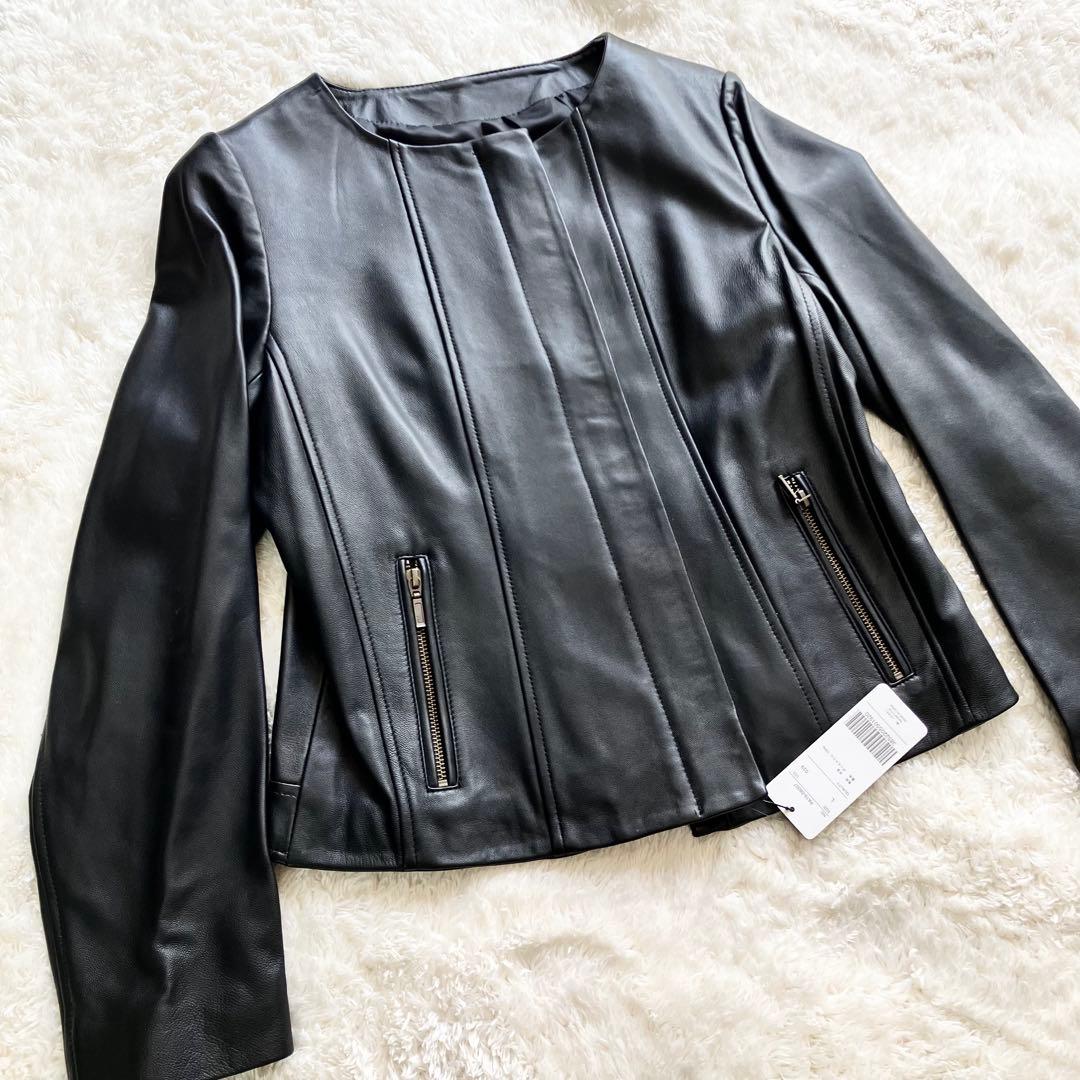 えびすさま　 【新品未使用】ポッシュアロマ　レザージャケット　シングルライダース