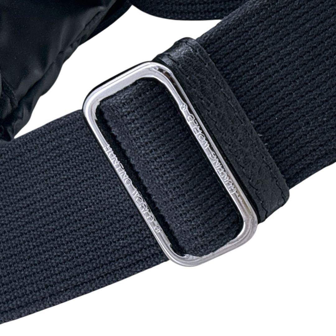 【希少サイズ】美品ハンティングワールド メッセンジャーバッグ ショルダーバッグ