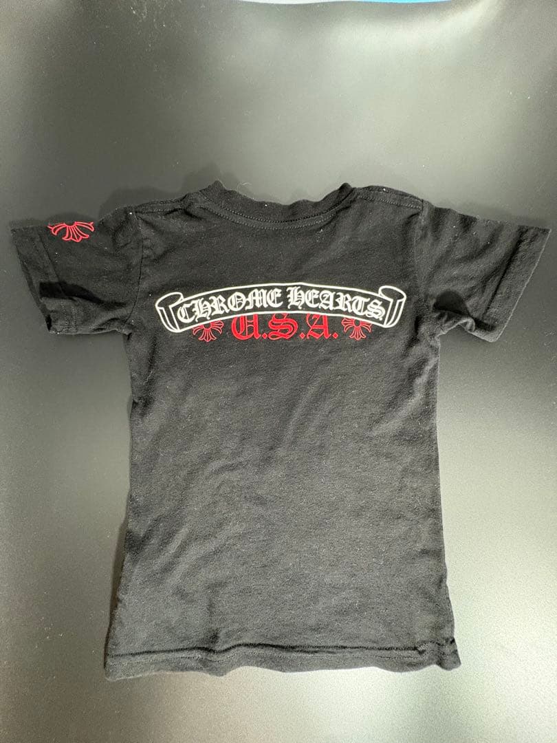 Chrome Hearts 黒 Tシャツ 子供用