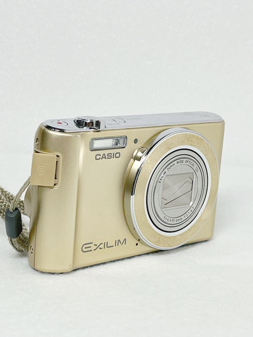 【美品】CASIO EXILIM EX-ZS190 ゴールド 箱付き　完全作動品