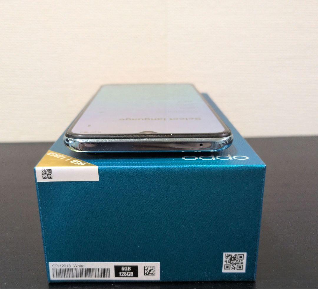 【美品・初期化済】OPPO Reno3 A ホワイト SIMフリー 128GB