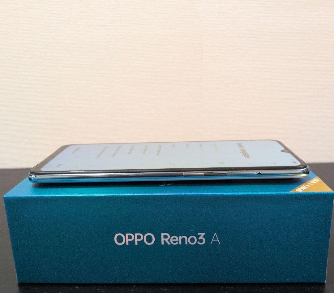 【美品・初期化済】OPPO Reno3 A ホワイト SIMフリー 128GB