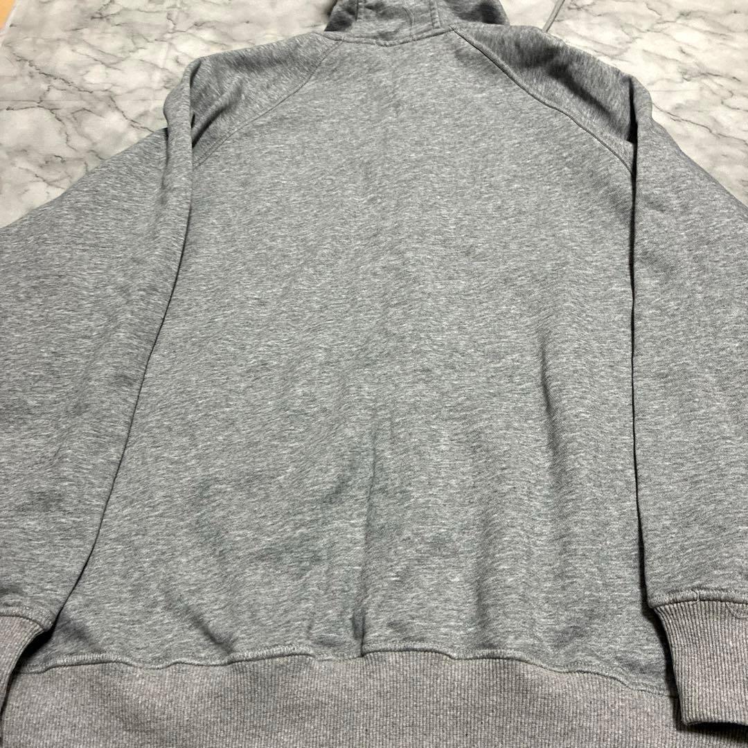 MONCLER モンクレール ダブルロゴ ジップパーカー グレー L相当