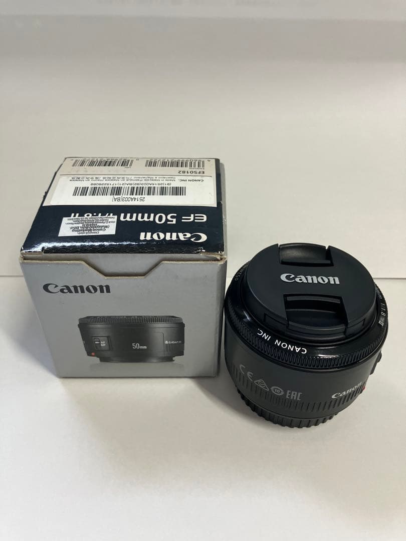 canon 交換レンズ　EF50mm F1.8 II キヤノン EF50182