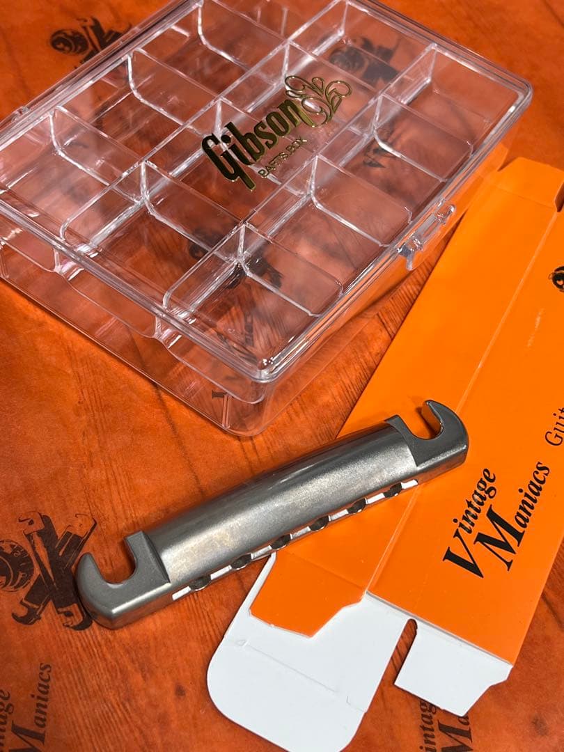 ギブソンUSA純正 アルミテールピース エイジド ギフト付