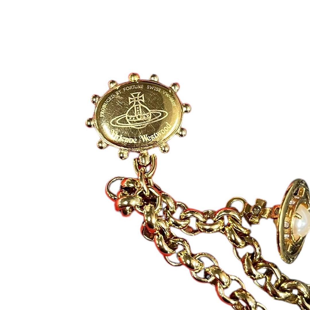 ヴィヴィアンウエストウッド ミルククラウン ブレスレットウォッチ 腕時計
