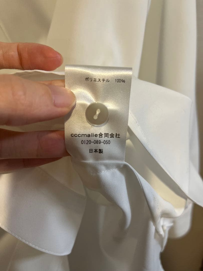 【完売】【新品】cccmalie カフス長袖ブラウス