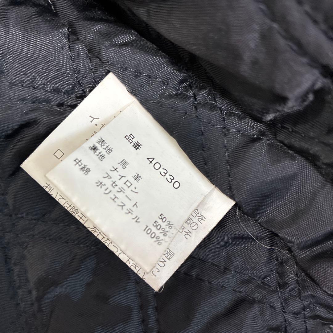 ハーレーダビッドソン ホースハイド シングルライダースジャケット M刺繍ブラック