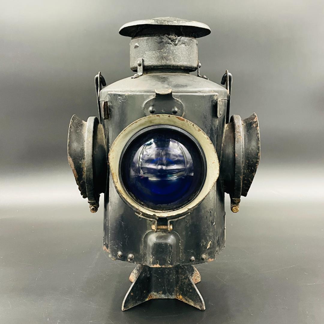 希少 コレクター放出品 転テツ標識灯 1974年 鉄道標識 国鉄 昭和レトロ