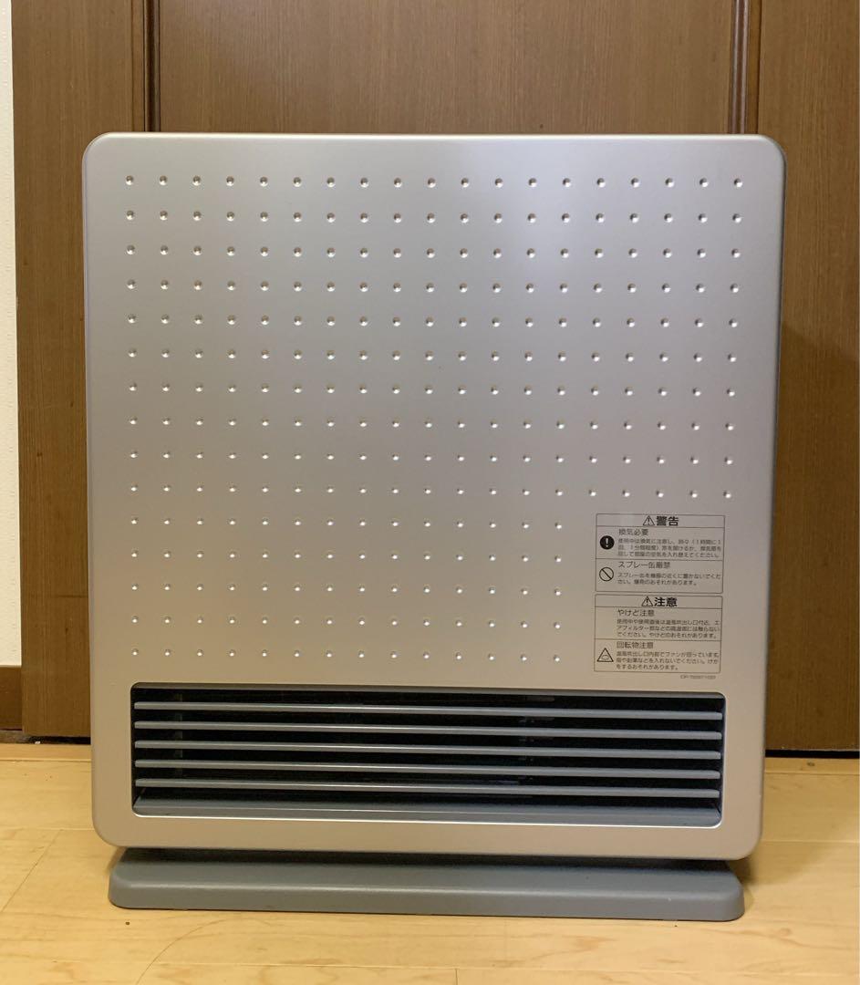 【美品】リンナイ　ガスファンヒーター　都市ガス　RC-F3502E-1 ホース付