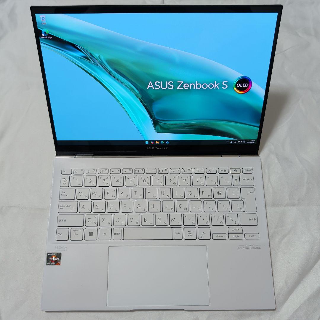ASUS UM5302T ホワイト ノートPC（65wPD充電器付）美品