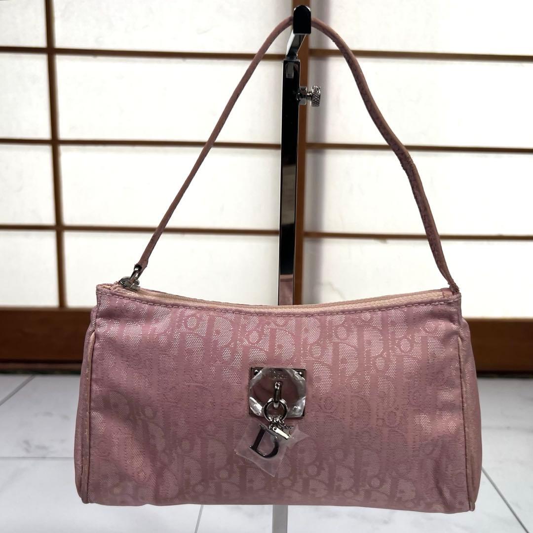 Christian Dior ディオール ハンドバッグ ポーチ トロッター 総柄