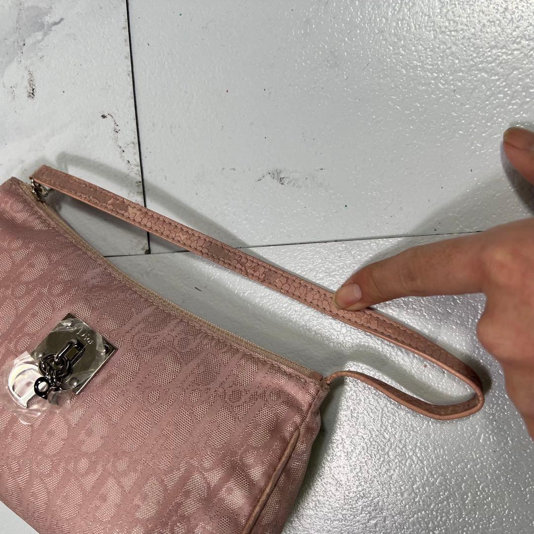 Christian Dior ディオール ハンドバッグ ポーチ トロッター 総柄