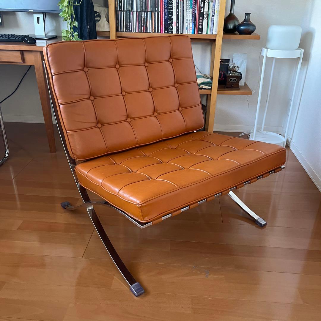 バルセロナチェア ブラウン