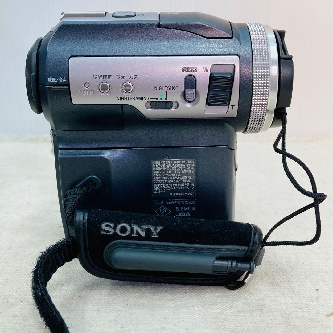 通電確認済 SONY 箱有 ソニー ビデオカメラ DCR-PC300 て10
