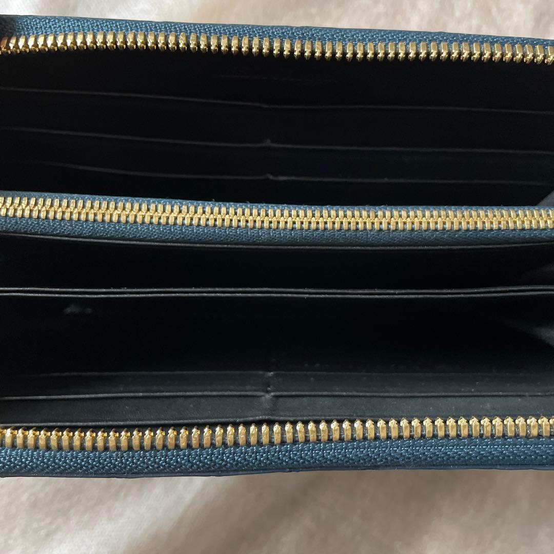 【美品】【専用です】池田工芸　クロコダイルレザー　長財布　限定色　ターコイズ