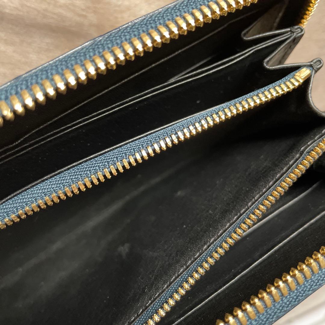 【美品】【専用です】池田工芸　クロコダイルレザー　長財布　限定色　ターコイズ