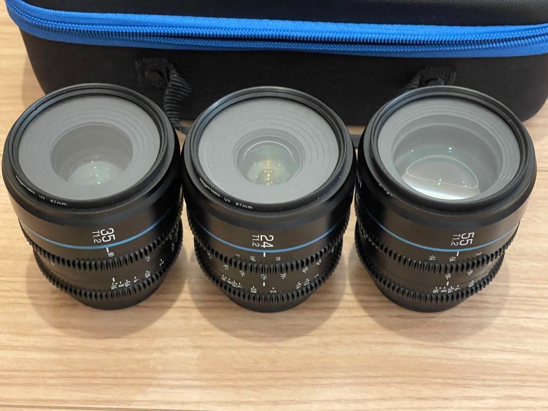 SIRUI NightWalker T1.2 Lマウント 24＋35＋55mm