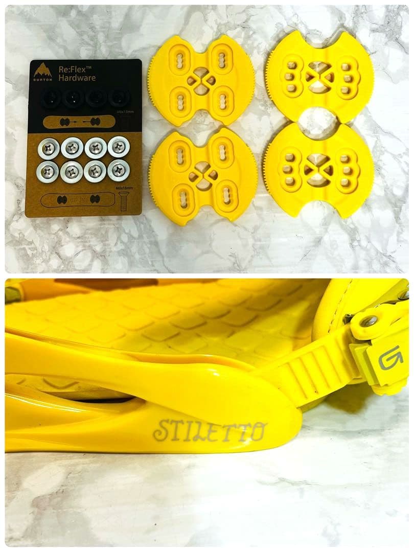 【良品】 バートン STILETTO ビンディング レディース S 小柄な女性に