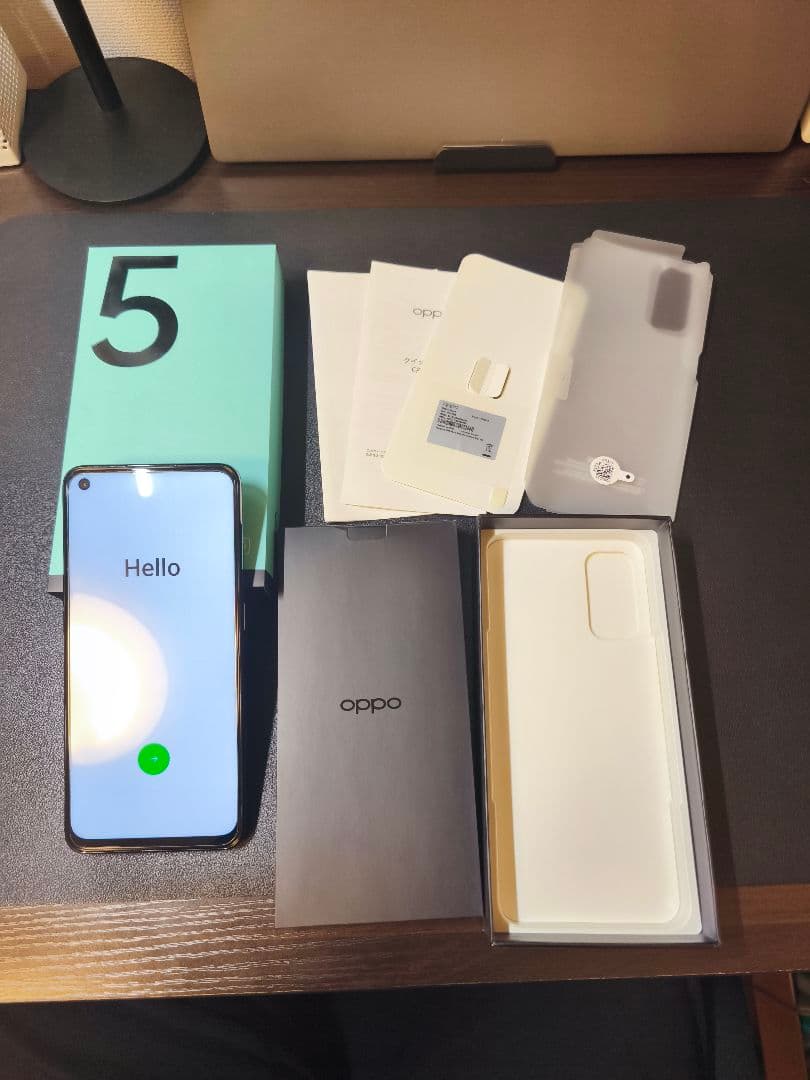 OPPO Reno5 A 5G 本体　ケース&ガラスフィルムセット